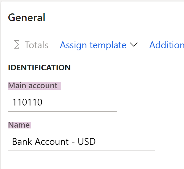 Setting up a Main Account in D365 Finance – WorldMax